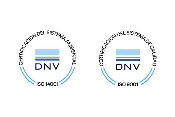 Certificados ISO 14001 y ISO 9001